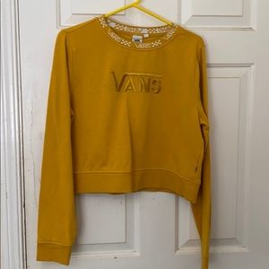 cropped vans sweater